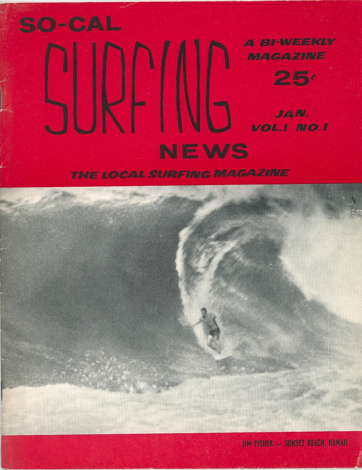 So-Cal Surfing News Magazine Jan. 1963