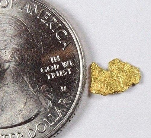 Alaskan-Yukon BC Gold Rush Natural Gold Nugget 0.24 Grams Genuine 3