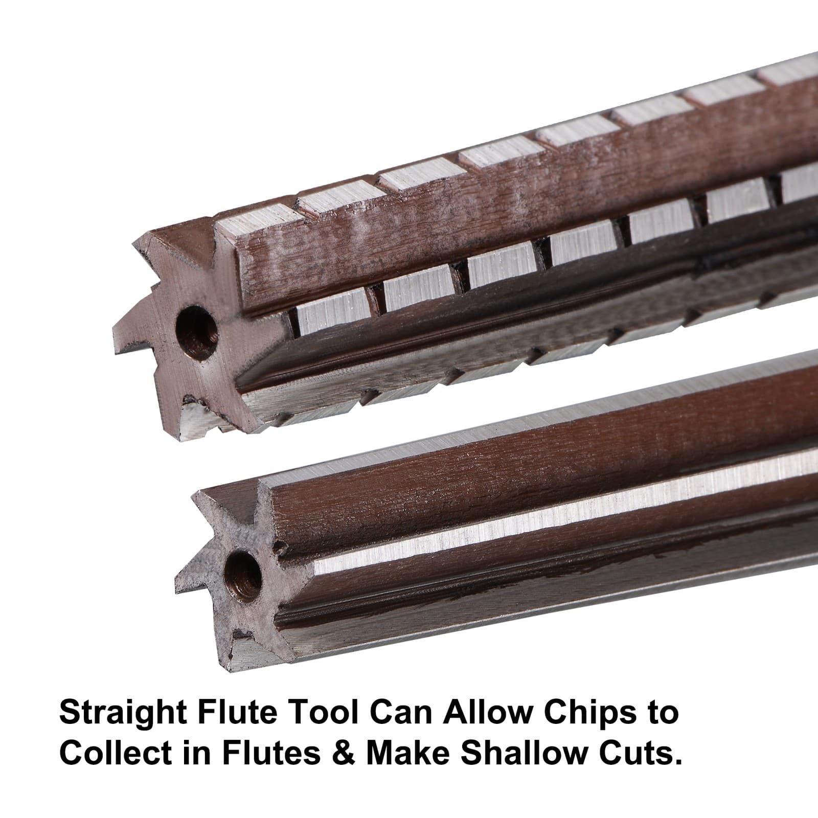 MT2 Morse Taper Reamer Coarse Finish Set H8 Alloy Tool Steel 6 Flutes 2sets 3