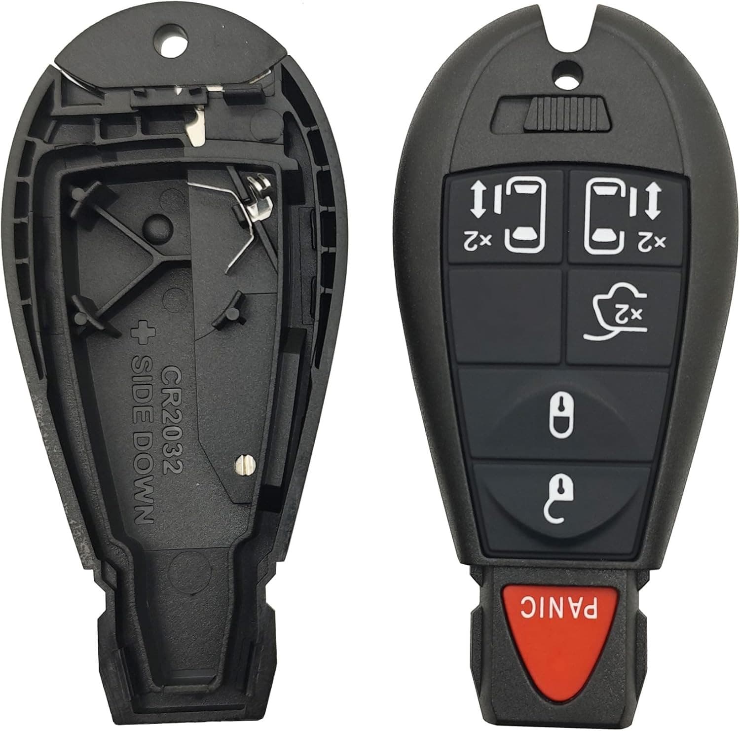 Key Fob Case Shell fit for Town and Country Durango Grand Caravan 6 Buttons-A 5