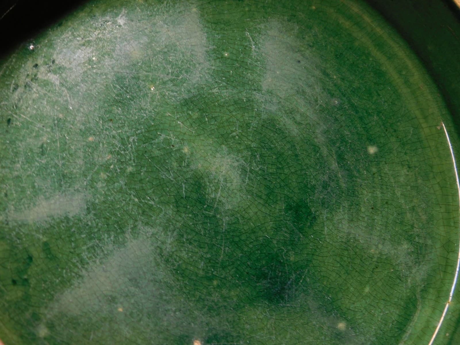 BRUSH MCCOY GREEN SHELL LOW BULB PLANTER #295 5