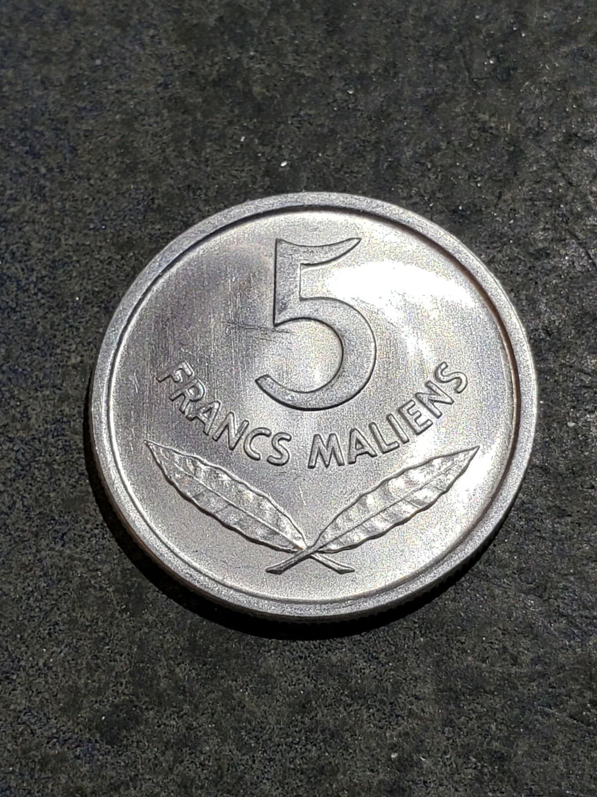 1961 Mali 5 francs, Hippopotamus, animal wildlife coin #17 ***Uncirculated*** 2