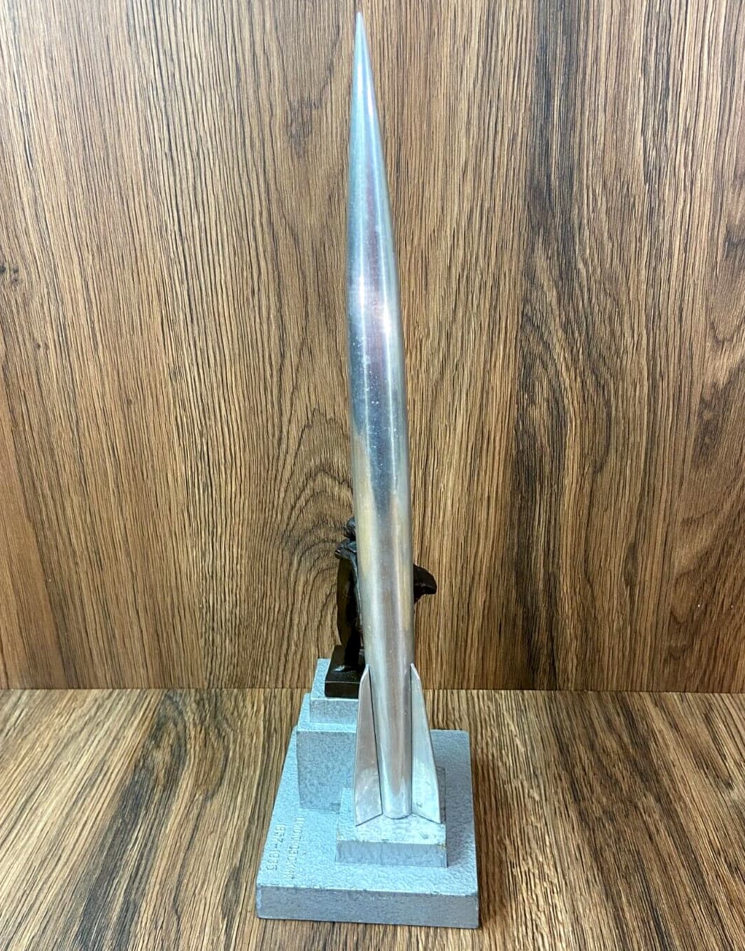 Big Metal monument Tsiolkovsky Rocket VOSTOK Soviet space program 2 6