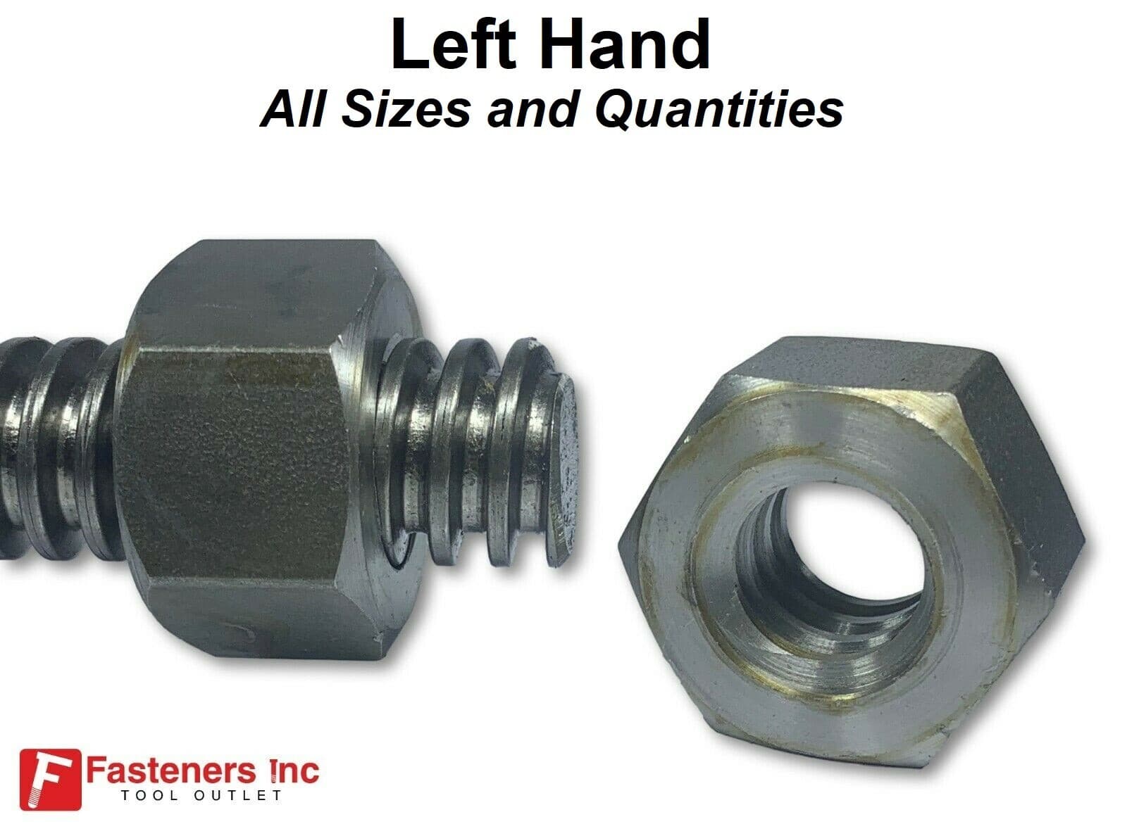 Acme Heavy Hex Nut Left Hand 2G for Acme Threaded Rod LH All Sizes