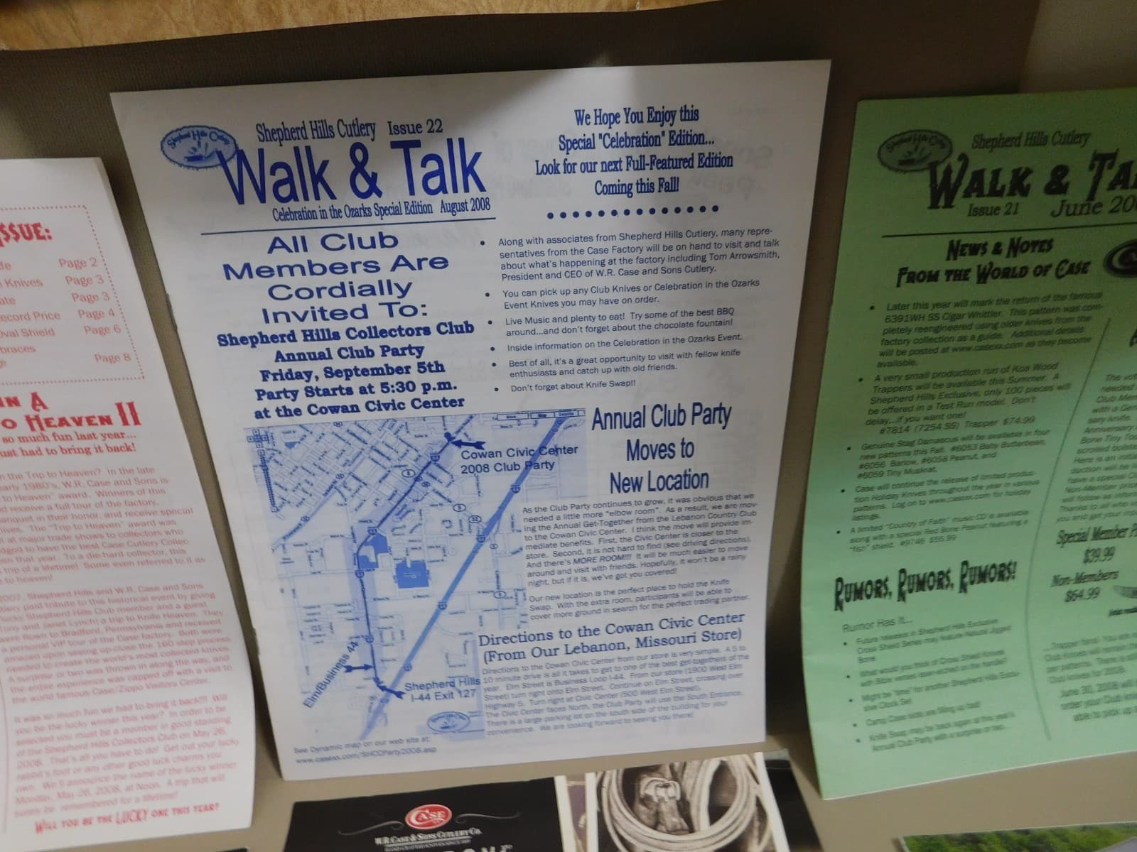 Lot of  Shepherds Cutlery Publications & Case Knife Brochures & 2002 Case Poster 4