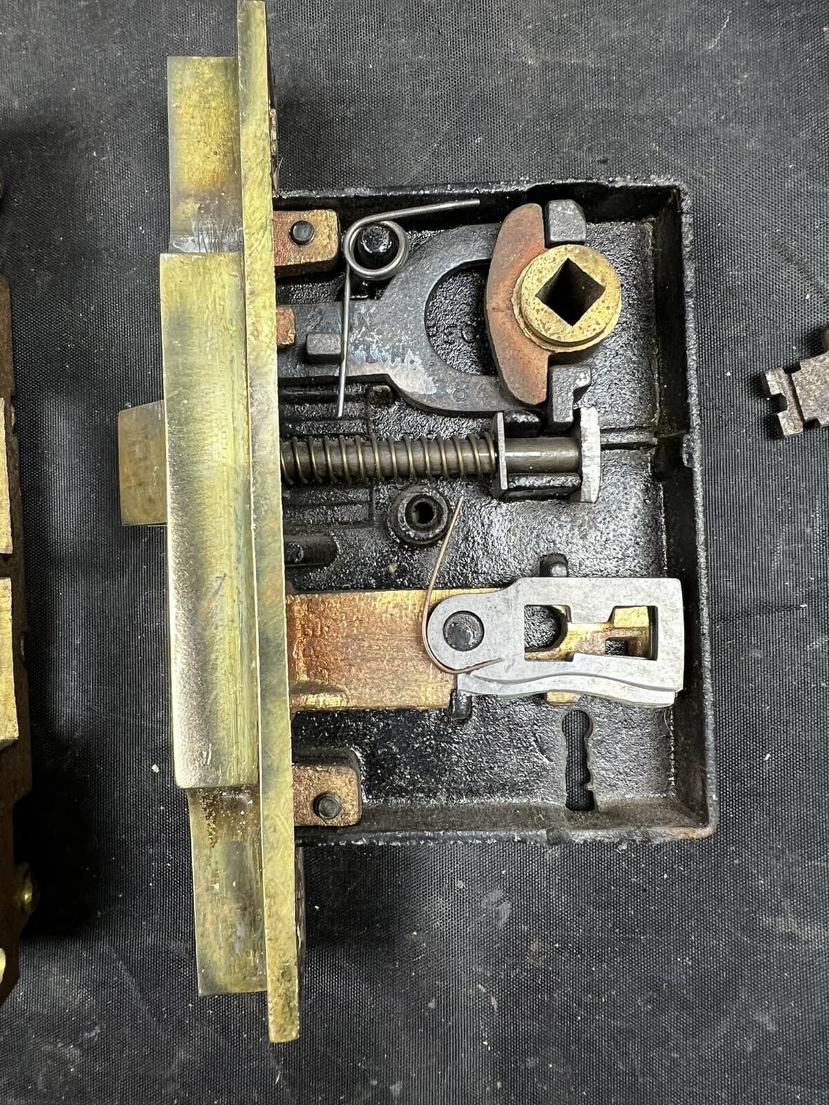 Russwin Rabbeted French Door Double Door Mortise Lock With Key RH 3