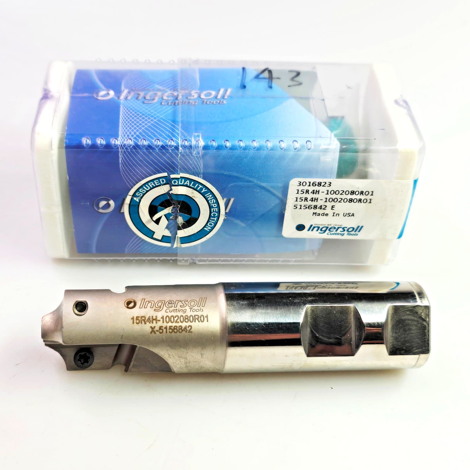 Ingersoll 1" 15R4H-1002080R01 Indexable Corner Rounding End Mill Cutter FEEW 2