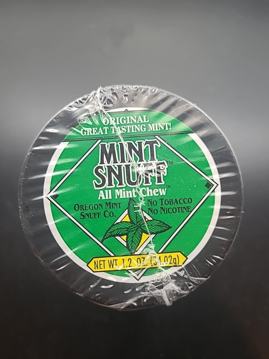 Oregon Co. - All Mint Chew -  Mint Flavor 1.2oz Tin 5 Cans 2