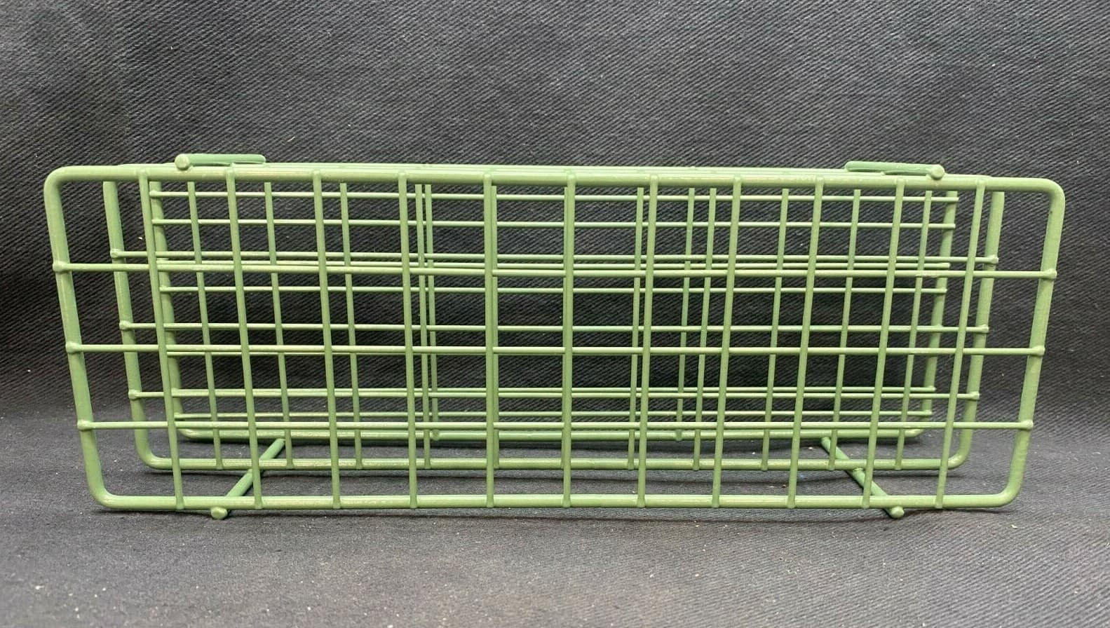 Unbranded 48-Place Green Epoxy-Coated Wire Test Tube Rack for 15-16mm Tubes
