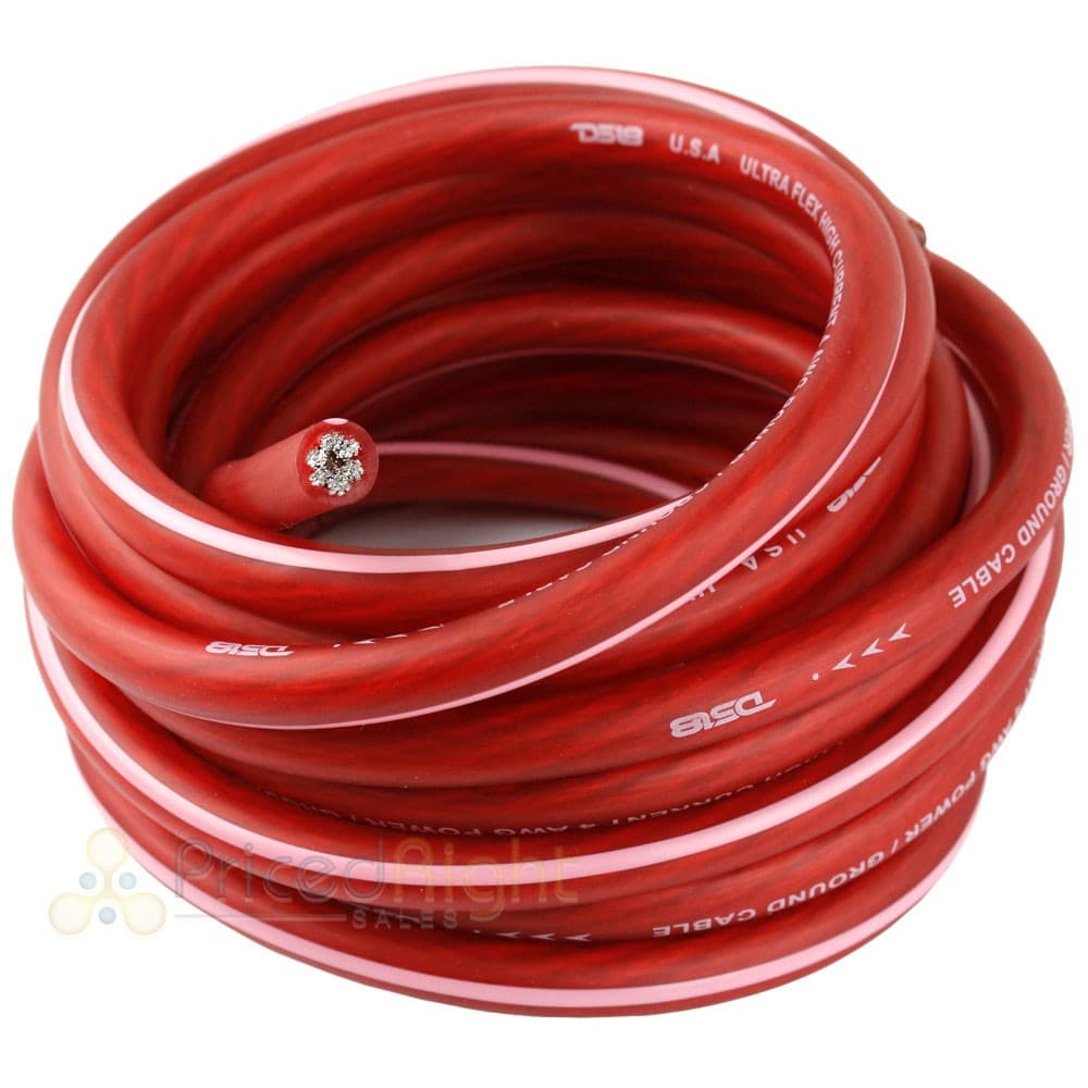 DS18 4 Gauge Amp Kit WIring Amplifier Complete Install Cables AMPKIT4 3