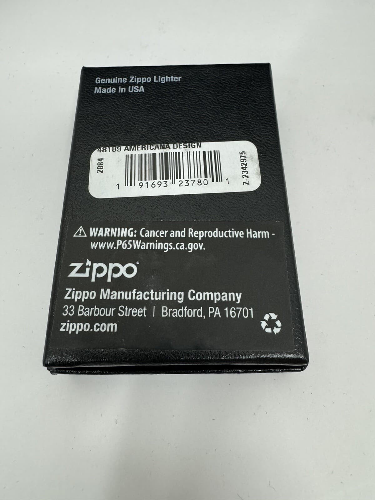 Zippo Americana USA Eagle Flag Pattern Lighter 48189 - Red White Blue - New 5