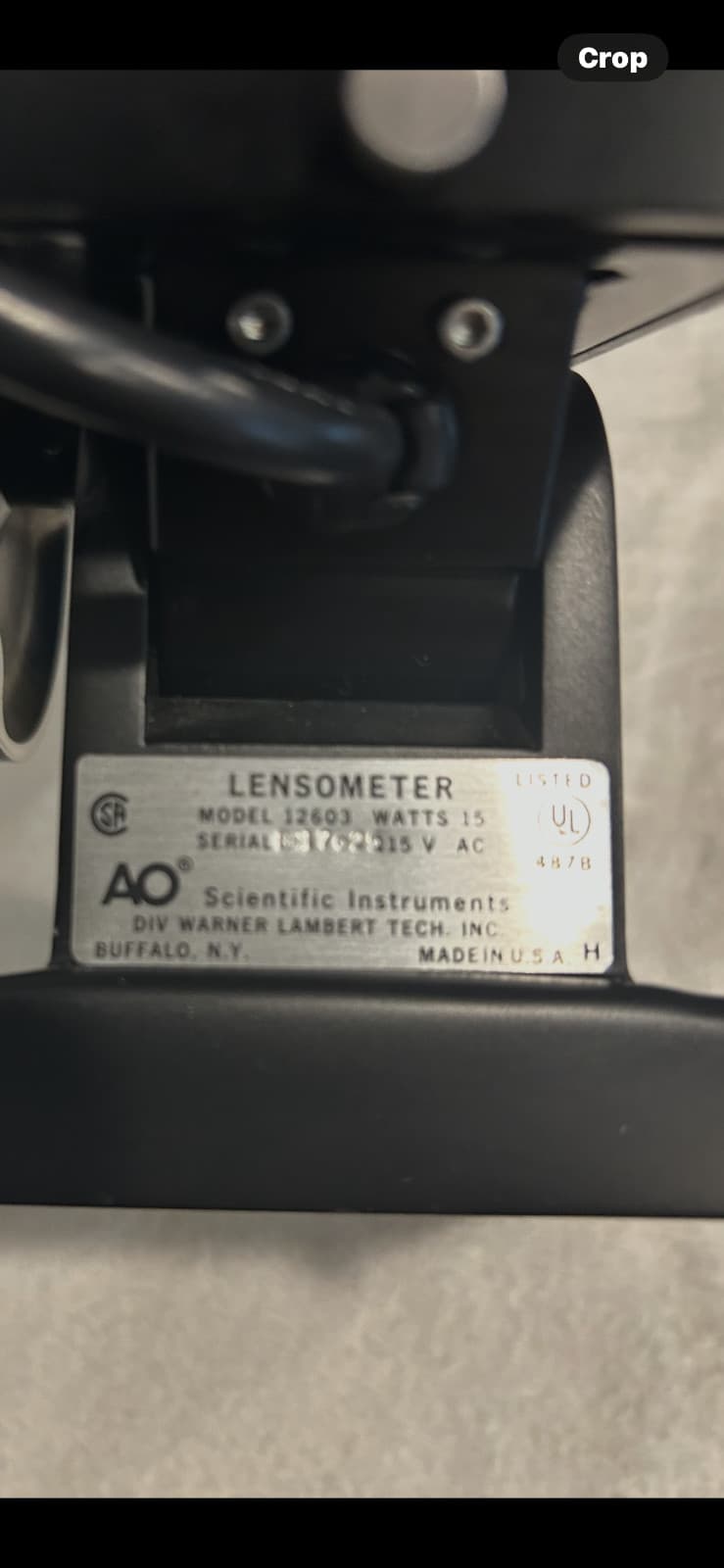 American Optical 12603 Lensometer, Recently Cleaned & Calibrated  4
