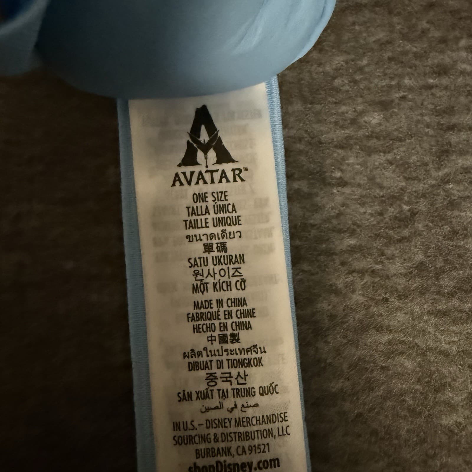 Avatar Disney Parks Pandora World of Avatar Na'vi Blue 30" Tail 6