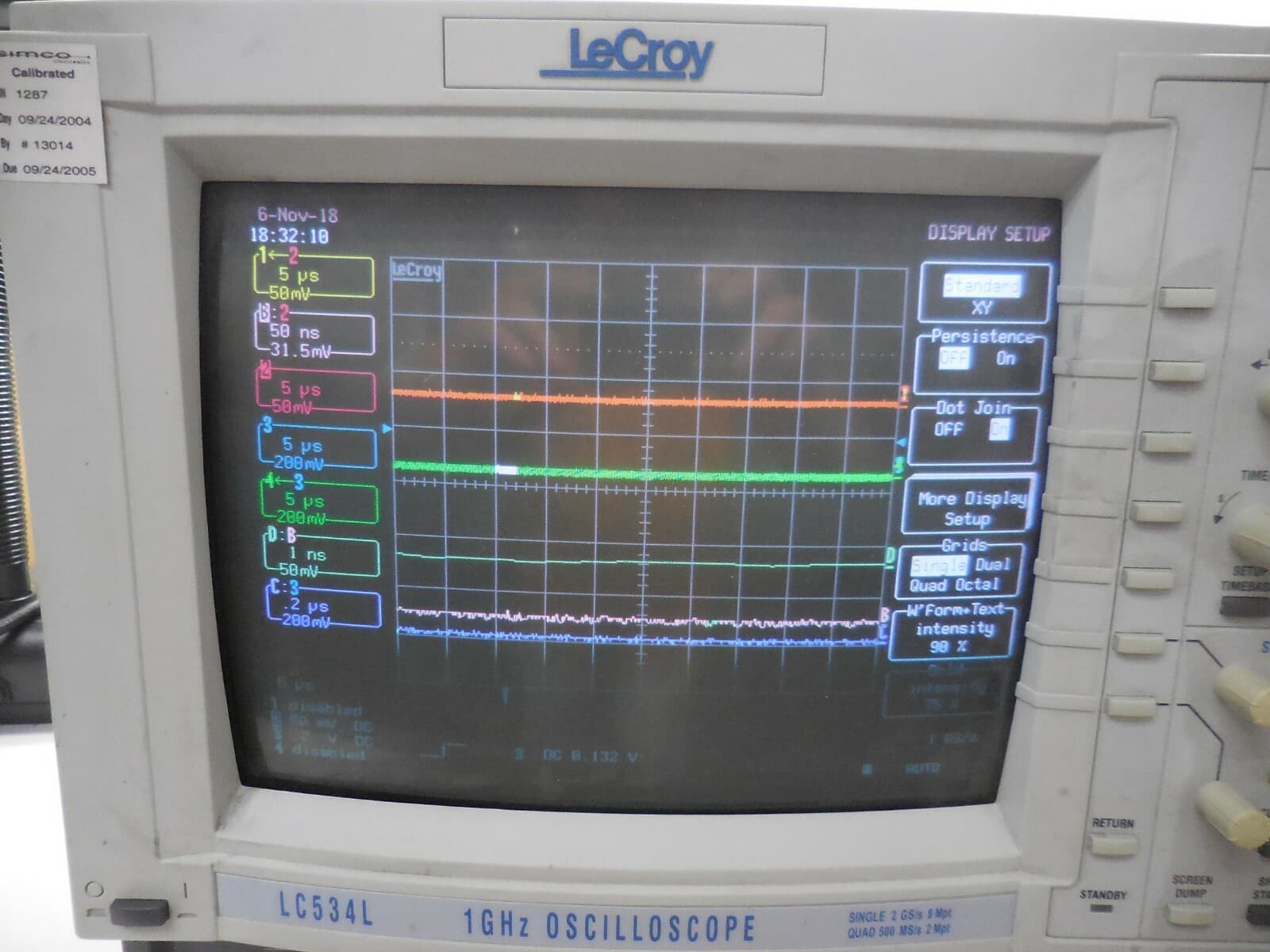 LeCroy LC534L 4-Channel Digital Oscilloscope (1GHz, 90-250VAC, 45-66Hz) 2