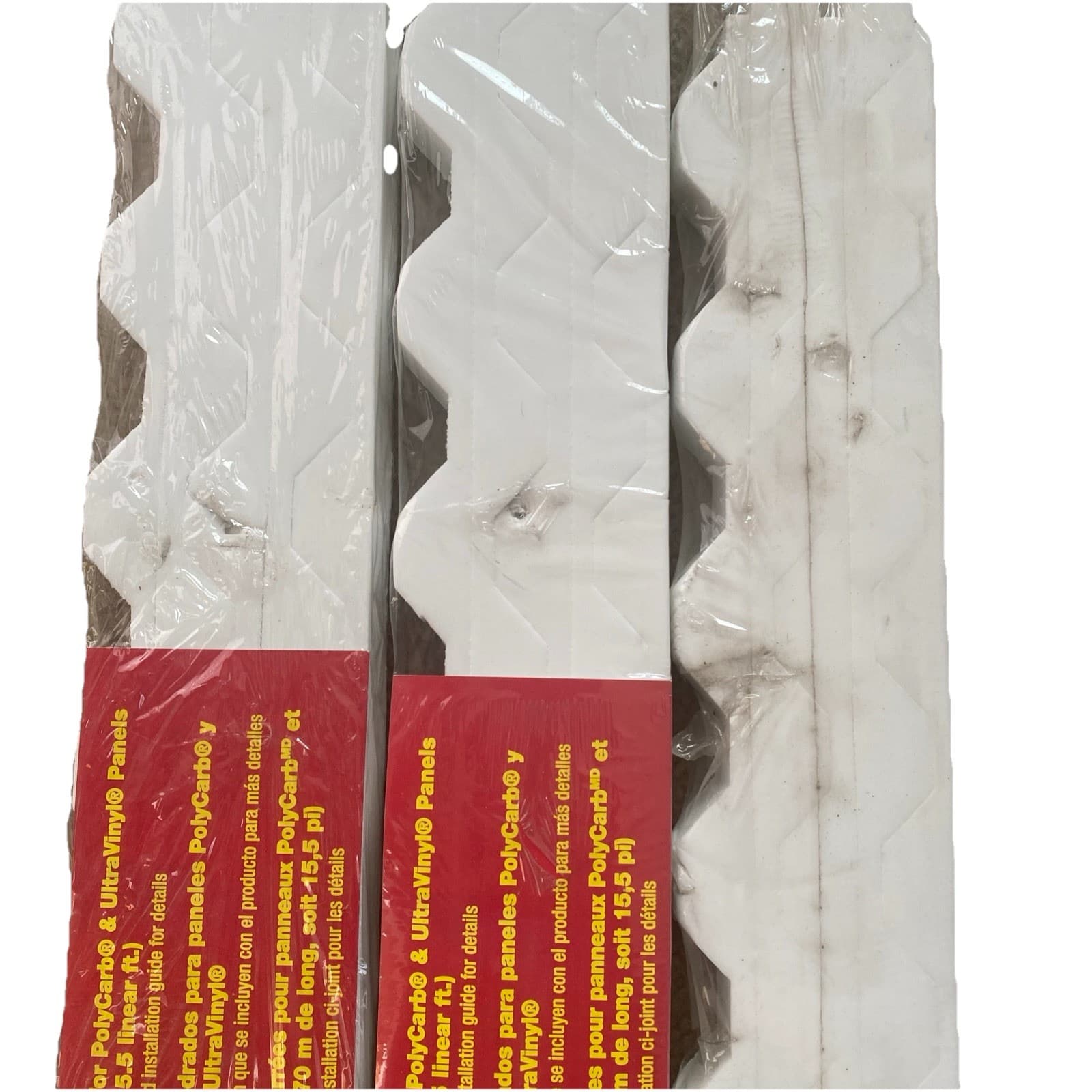 Onduline Tuftex Ultravinyl Polycarb Foam Square Closure Strip 13 Packs Of 5 6