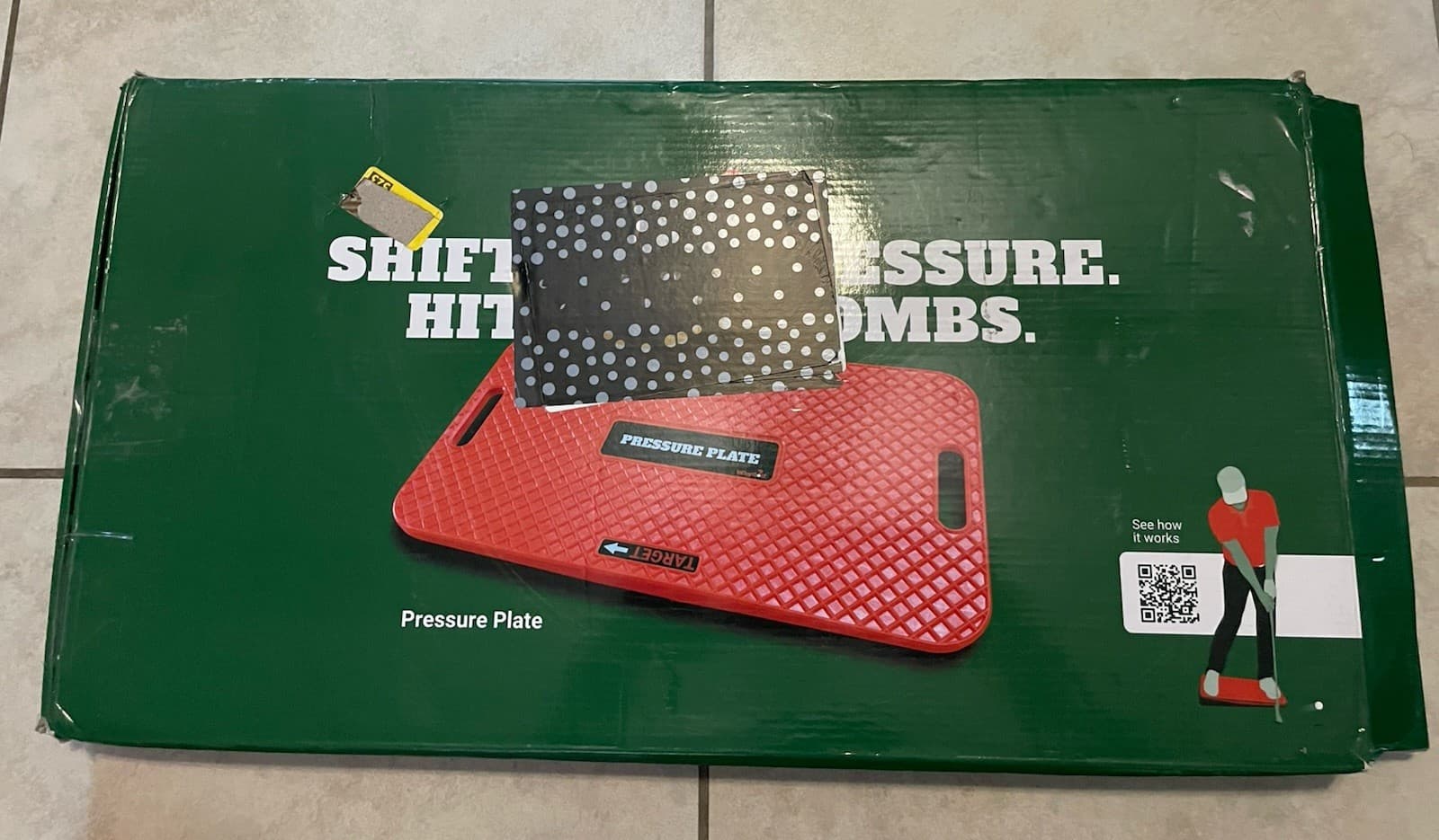 WhyGolf Pressure Plate Swing Trainer Aid Shift Weight Balance W/Club 2