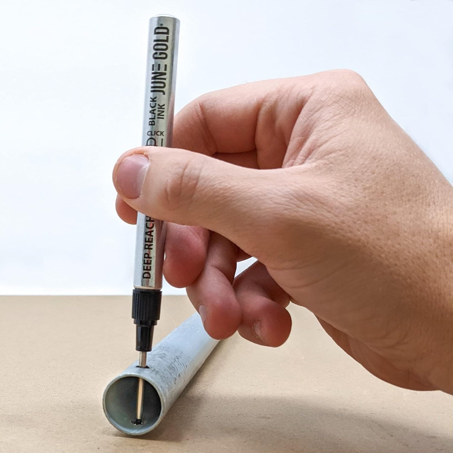 2 Black Deep Reach Markers, 2 Ink Refill Bottles, 2 Tip Replacements, 30 mm Reac 4