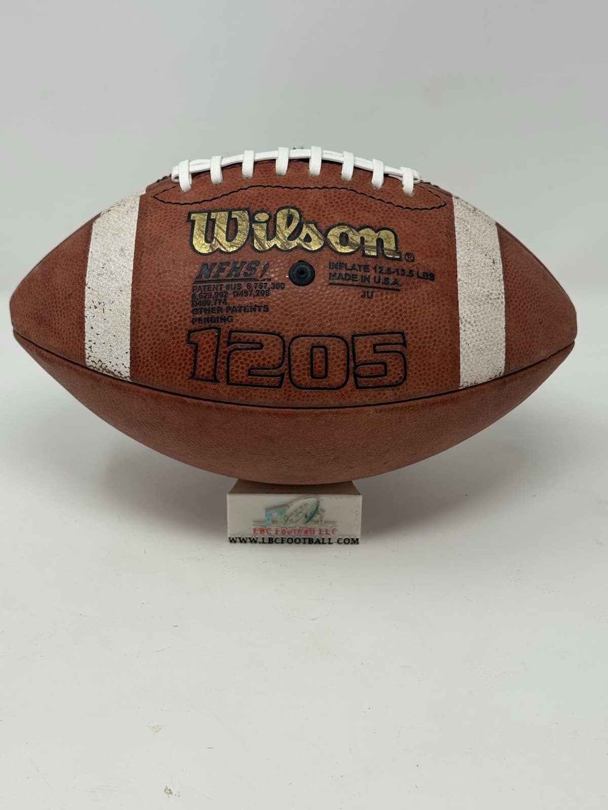 Rare Vintage Texas Longhorns Game Issued Wilson TDS 1205 NCAA Football 2
