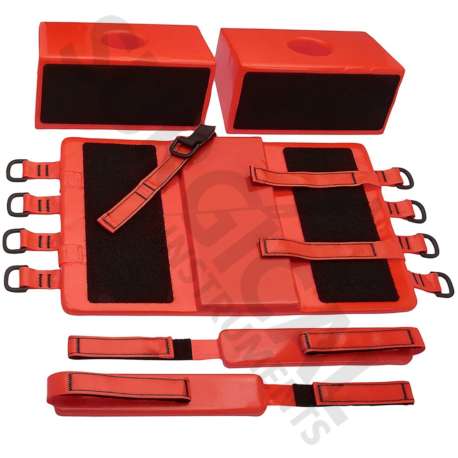 Blue EMT Backboard Spine Board Stretcher Immobilization Kit Free Trauma Bag Hi-Q 3