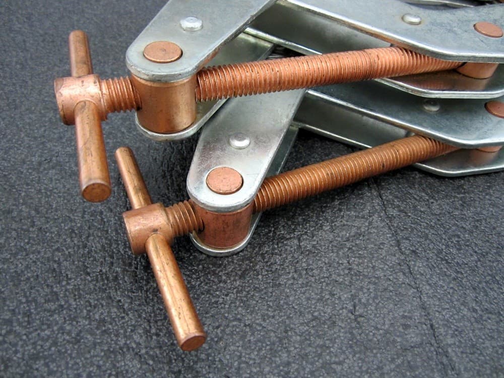 2x Kant-Twist 6" Deep C-Clamp 6D 421 Welding Clamps Made in USA 4