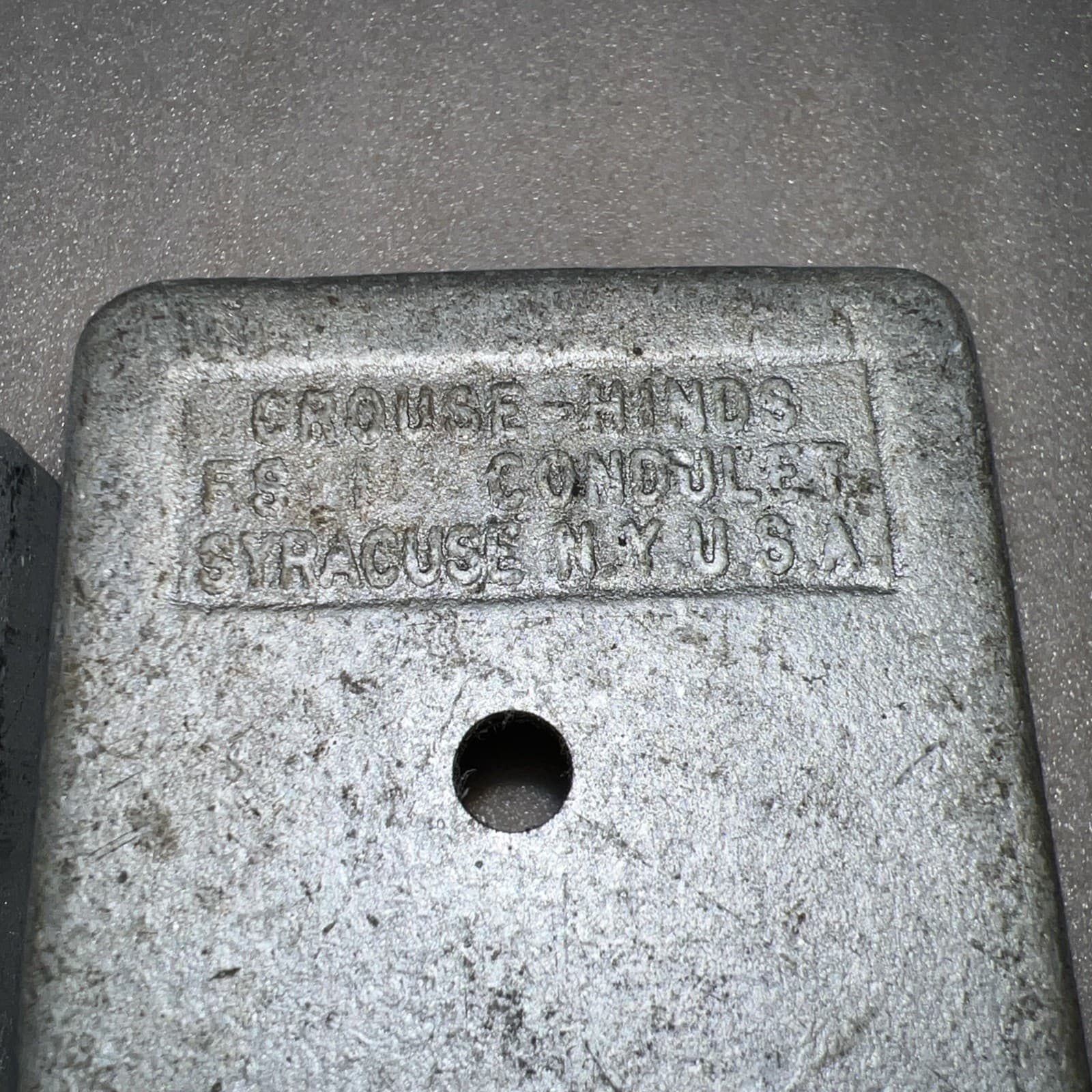 CROUSE-HINDS FS-1 SINGLE GANG CAST CONDULET OUTLET BOX 1/2" HUB LOT OF 3 6