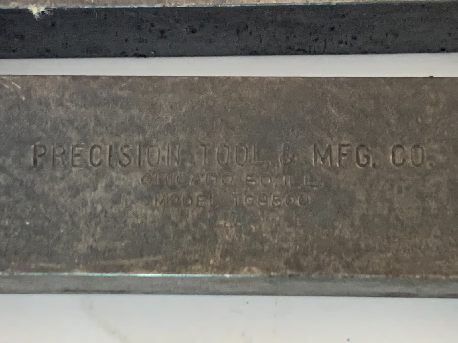 Precision Tool & Mfg T09500 Machinist Wedge Parallel Clamp Chicago USA 4