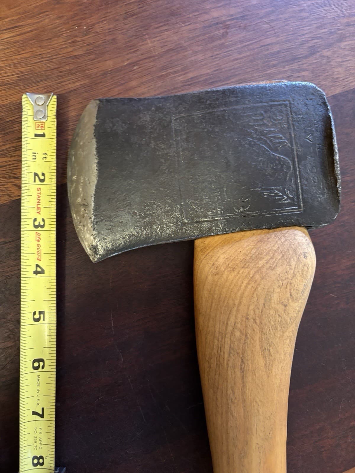 Vtg.  True Temper Kelly Black Raven Hand Axe - Restored, New Cherry Wood Handle 3