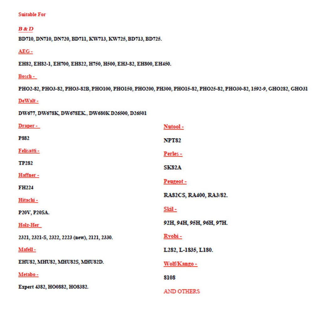 3-1/4 Inch Planer Blades For DeWalt DW6654 DW6658 DCP580b DW675k DW678k -10pcs 2