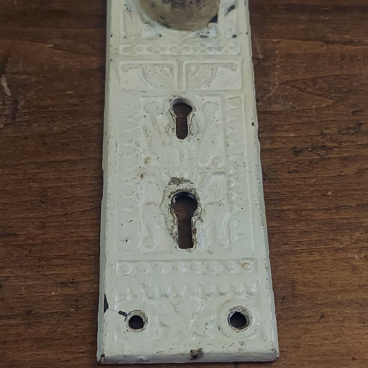 Antique Sargent & Co. Exterior Eastlake Style Door Plate  2" x 7½" 4