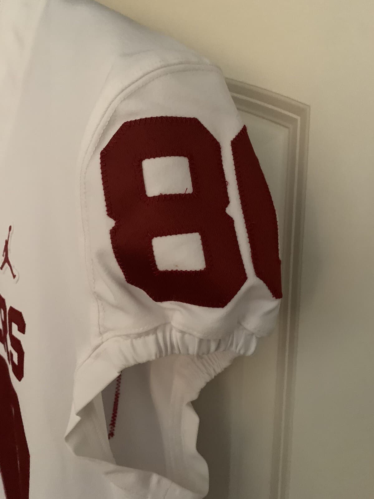 Oklahoma Sooners Authentic Team Game Issued Used Jordan Jumpman Jersey sz 44 4