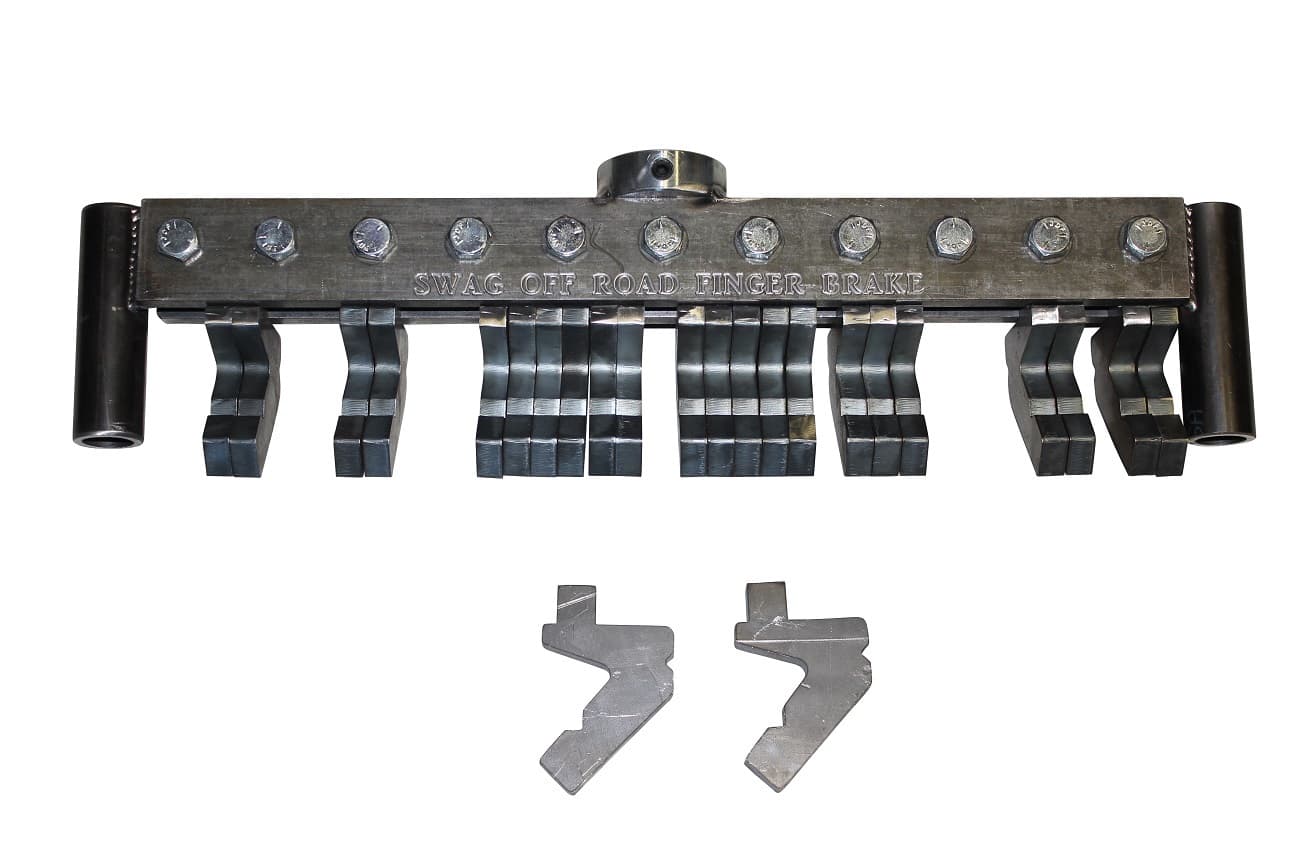 SWAG Finger Brake Gooseneck Dies That Fit The HF 20 and 12 Ton Finger Brake Only 4