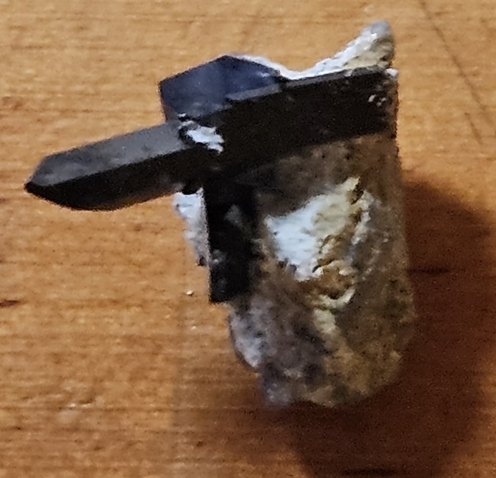 benitoite with neptunite thumbnail specimen 5