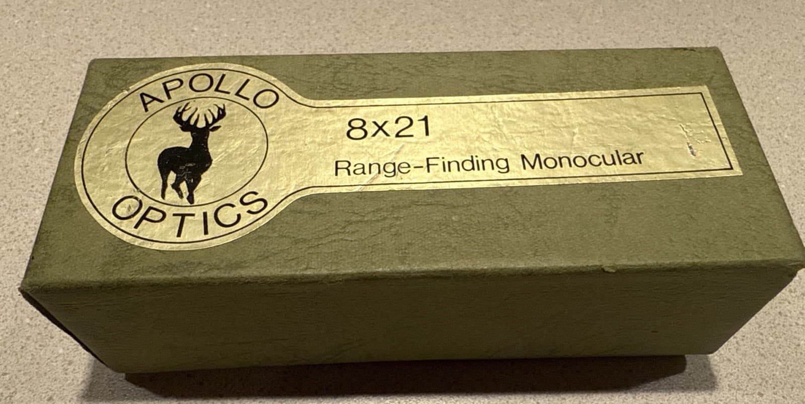 8x21 Range-Finding Monocular by Apollo Optics.  Camo w/ Carrying Case.  NEW 5