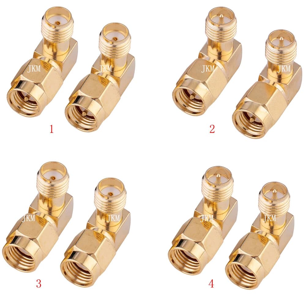 38pcs RF Coaxial Adapter Kit, SMA to BNC UHF MCX MMCX TNC SO239 PL259 N F Type 6