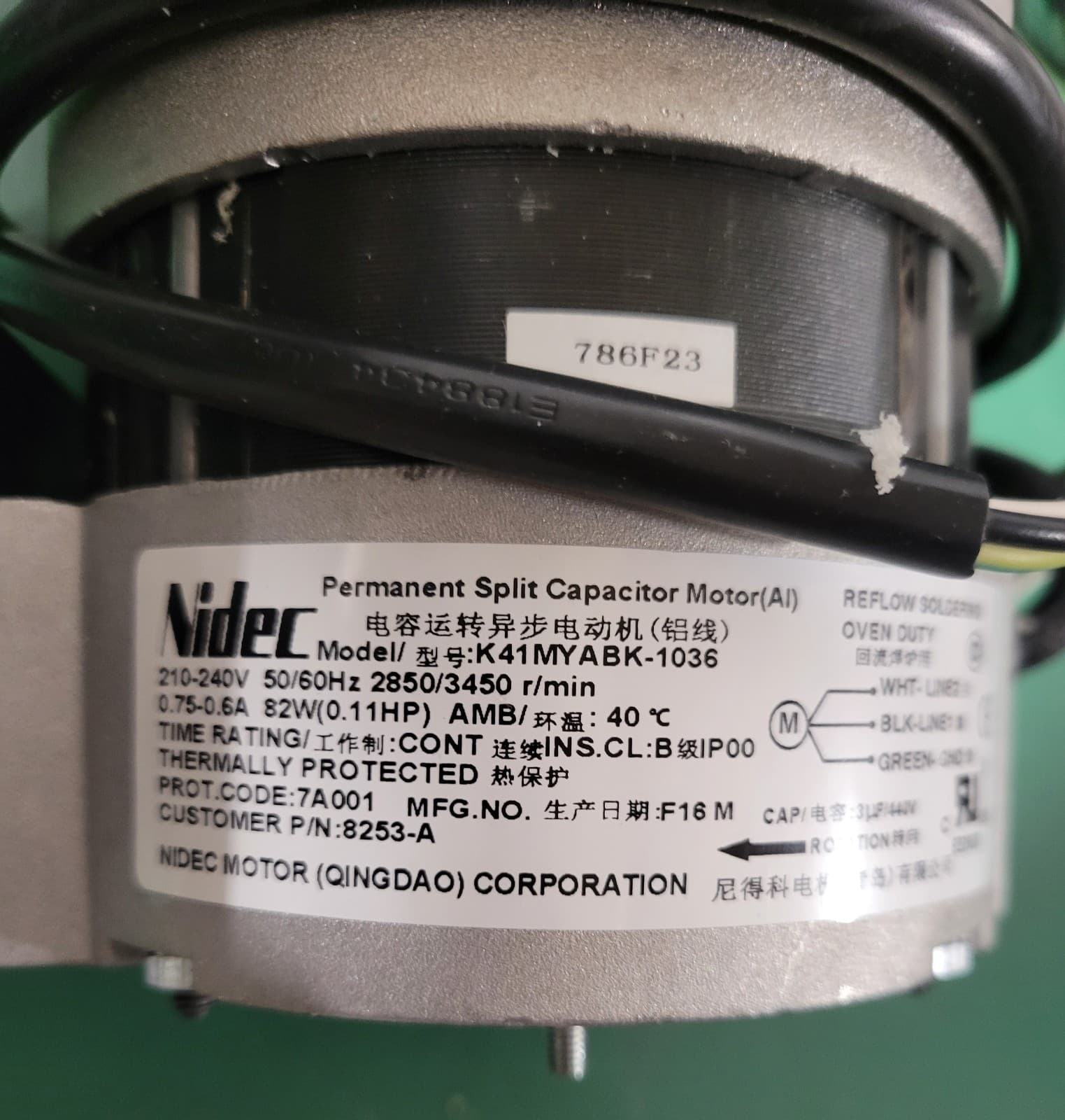 Heller Industries 589108 Blower Motor new Open Box, see pictures for details. 2