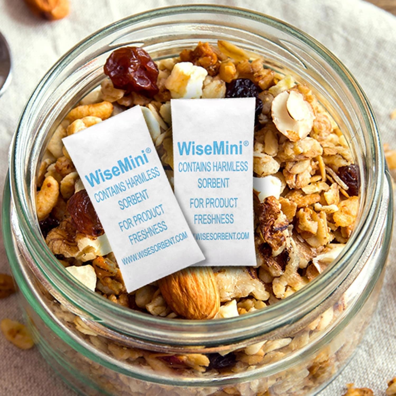 500 Packs 0.5g Silica Gel, Food Grade Moisture Absorber Desiccants Food Storage 6