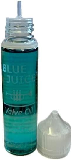 Blue Juice Synthetic Trumpet Valve Oil for Fast Valve Action, 2oz 2