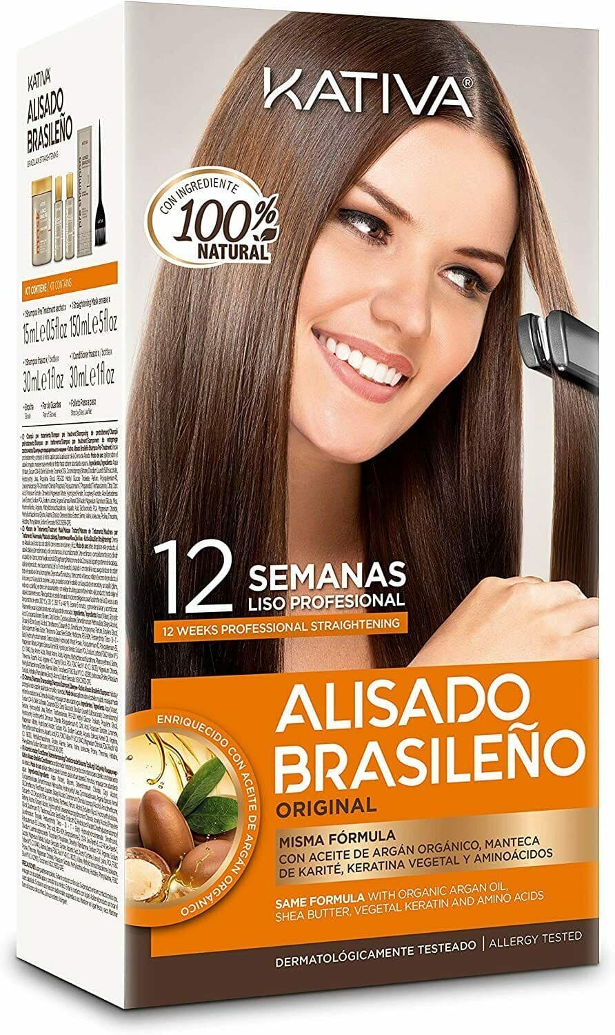 12 WEEKS  Kativa Brazilian Straightening Alisado  Brasileño  Kit,  US SELLER 3