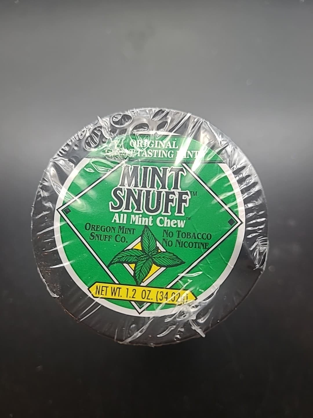 Oregon Co. - All Mint Chew -  Mint Flavor 1.2oz Tin 5 Cans 3
