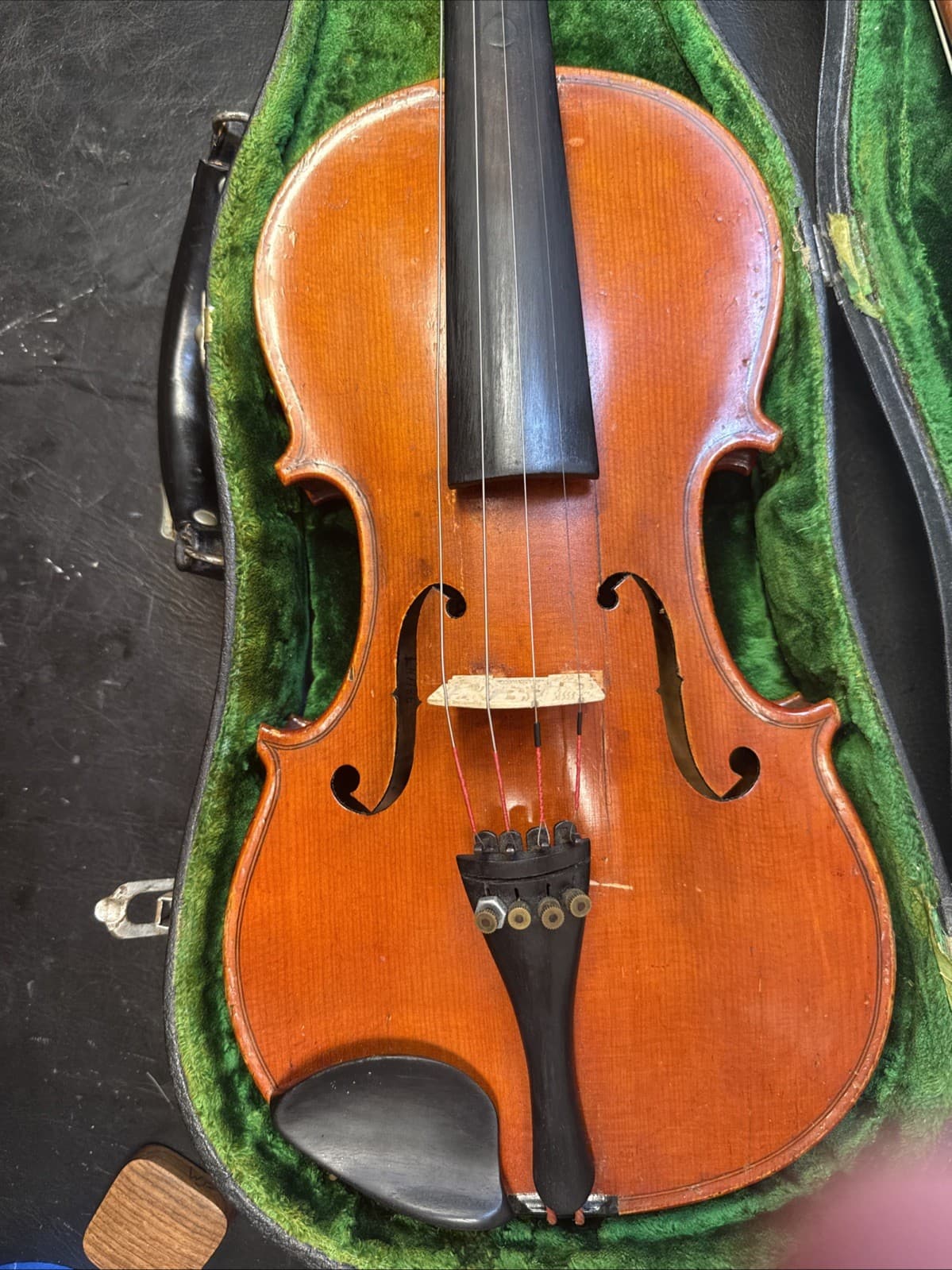 1899 Geo. H Perkins 4/4 Violin With Case And Two Bows 3