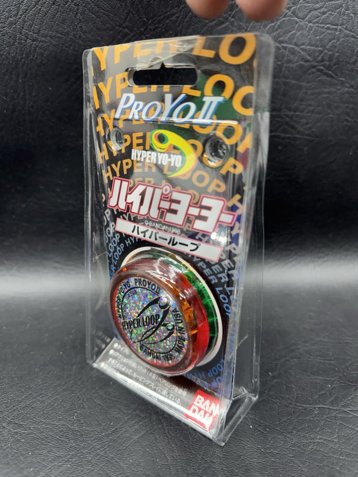 ProYo II (ProYo 2) Hyper Yo-yo Bandai 1998 Orange Green Sparkle Japanese Release
