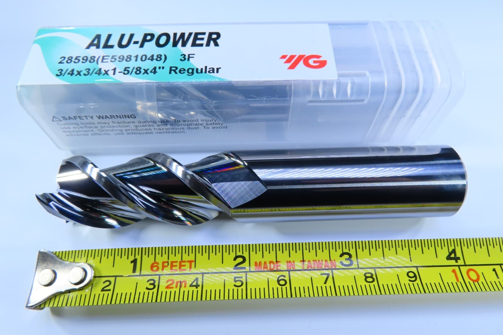 NEW 3/4" YG ALU-POWER SOLID CARBIDE END MILL 28598 MILLING ALUMINUM LATHE TOOL 2