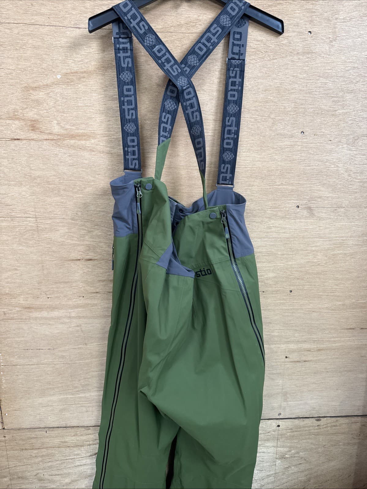 Stio Environ Bib Outerwear Hardshell  Dermizax Pine Forest FW24AG3 Mens Sz M-2XL 6