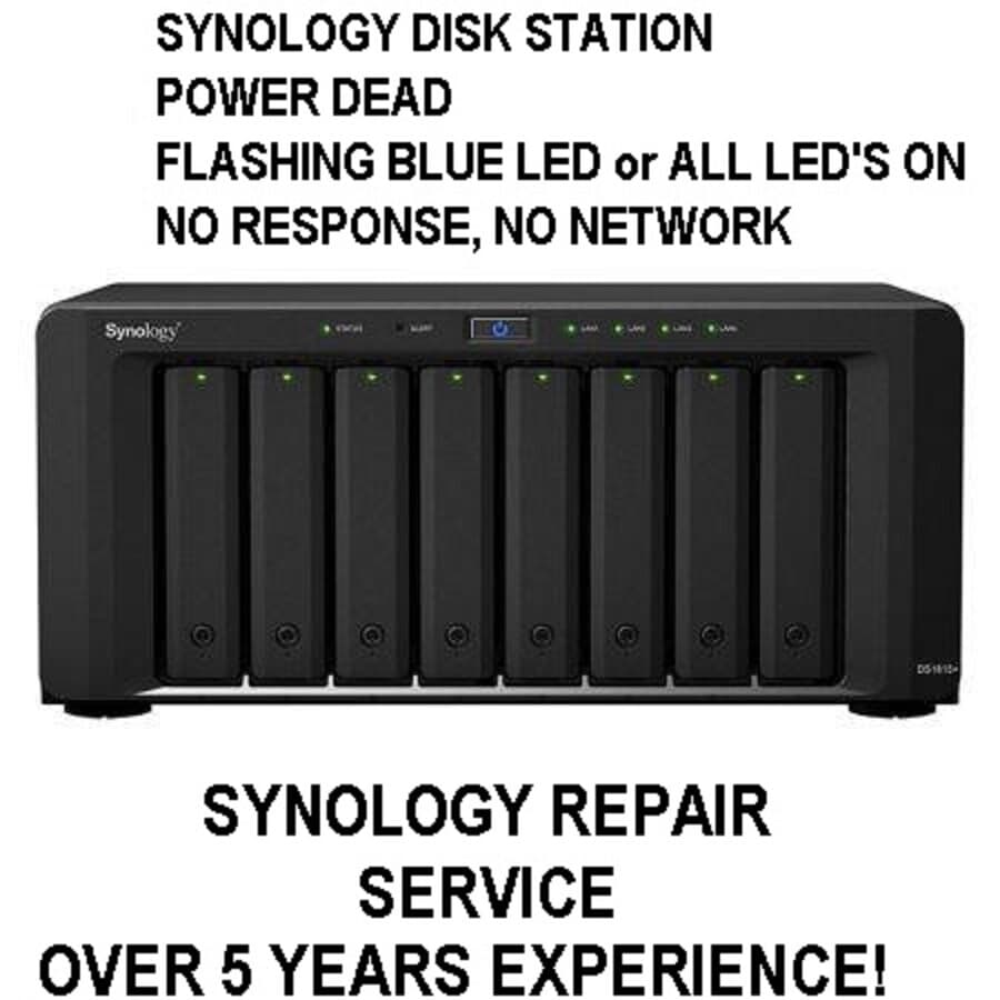 SYNOLOGY DS1812+ NAS SERVICE & REPAIR, MANY MODELS SUPPORTED LIFETIME WARRANTY*! 2