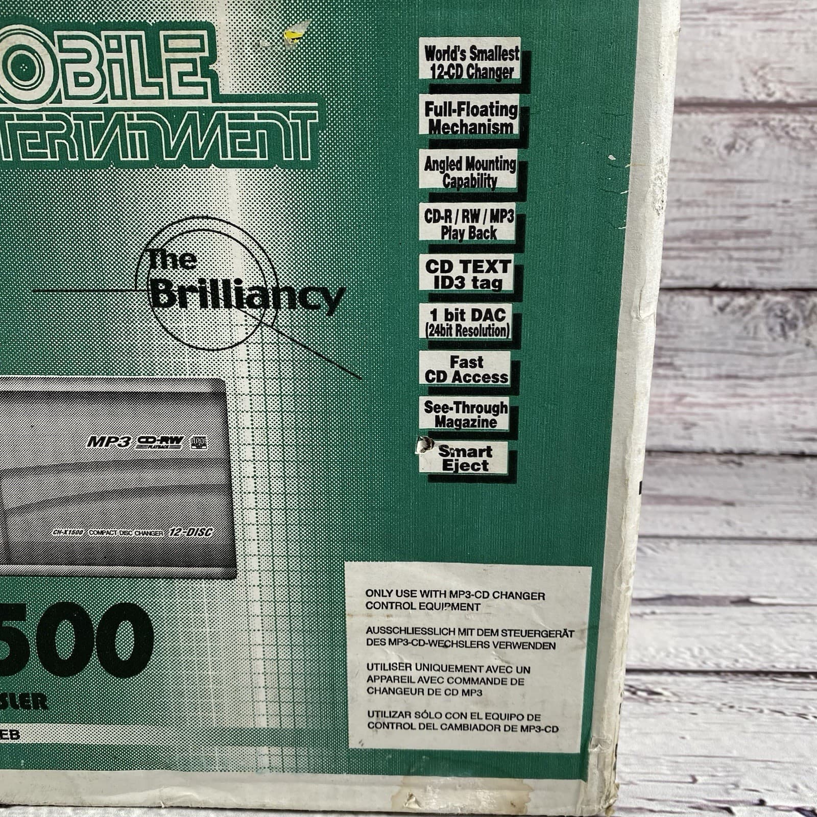 JVC CD Changer CH-X1500 Car Audio 12-Disc Mobile Entertainment 12V Application 4