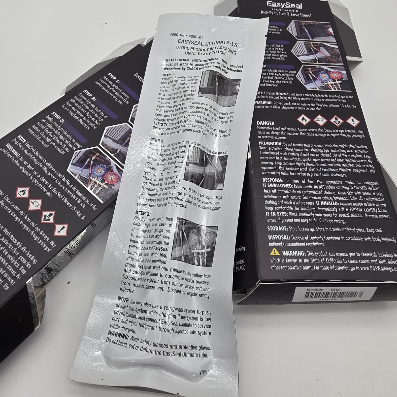 2 Pack Nu-Calgon 4050-08 EasySeal LS Direct Inject, Treats 2 to 10 Tons New 5