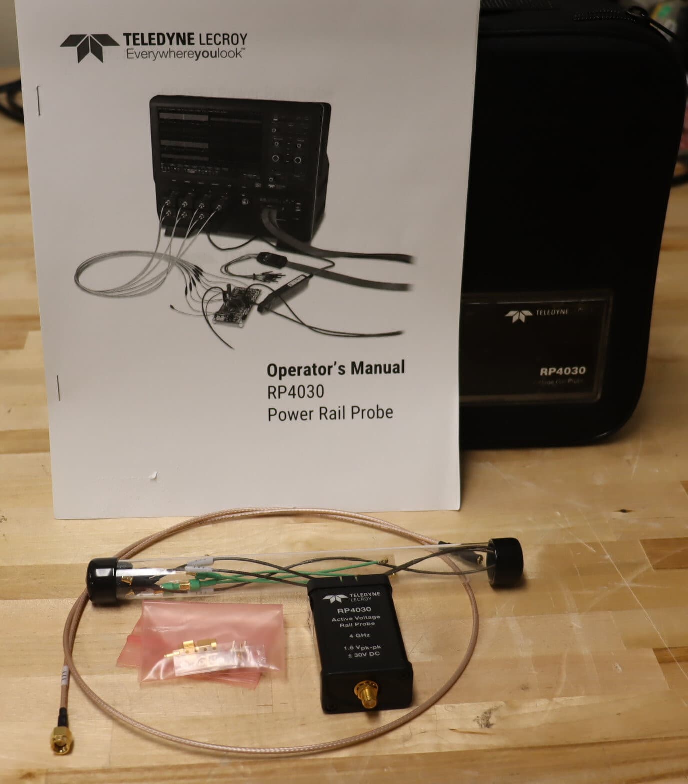 Teledyne Lecroy RP4030 Power/Voltage Rail Probe. 4GHz w/Accessories GOOD