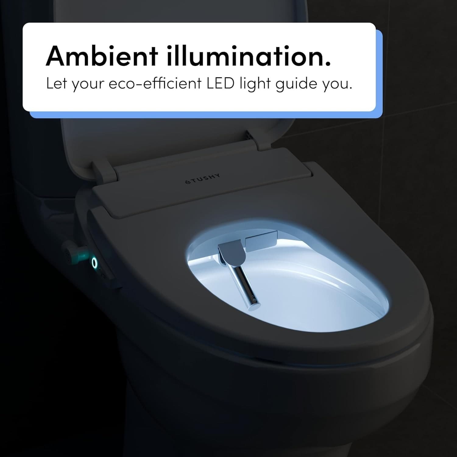 TUSHY Cloud+ Electronic Bidet Heated Seat - Elongated | Instant Warm Water 3