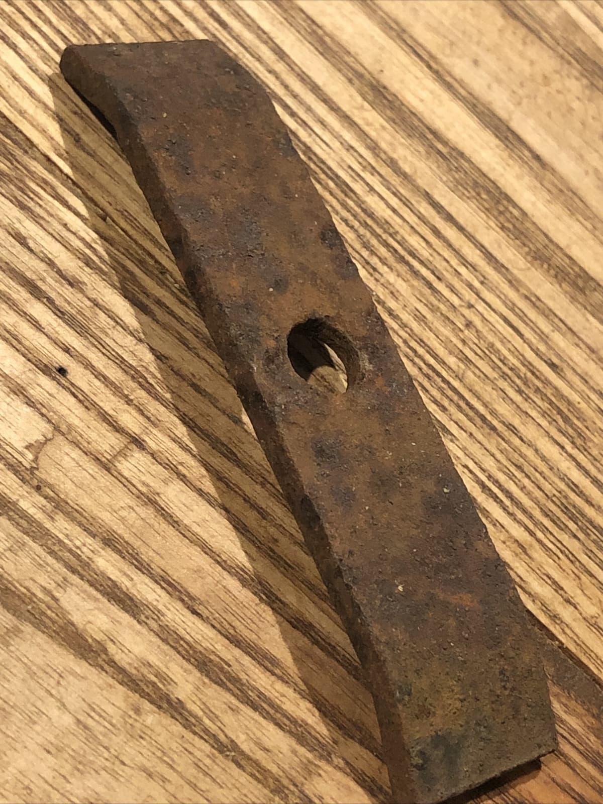 1- Rock Rake Tine Spacer,  maintains space on 1" single hole tines 3/16'' 2