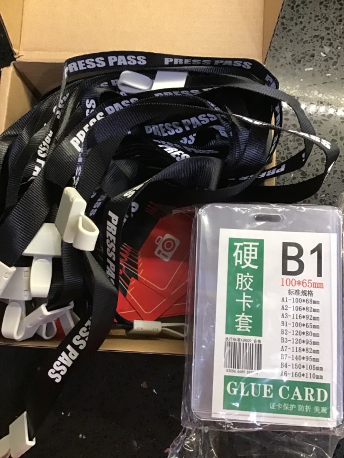 Press pass with Plastic And Necklace Band 2